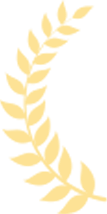 Golden laurel leaf symbolizing