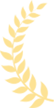Golden laurel leaf symbolizing